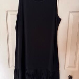 Michael Kors Black Asymmetrical Sheath Dress